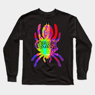 Tarantula Silhouette V20 (Tie Dye) Long Sleeve T-Shirt